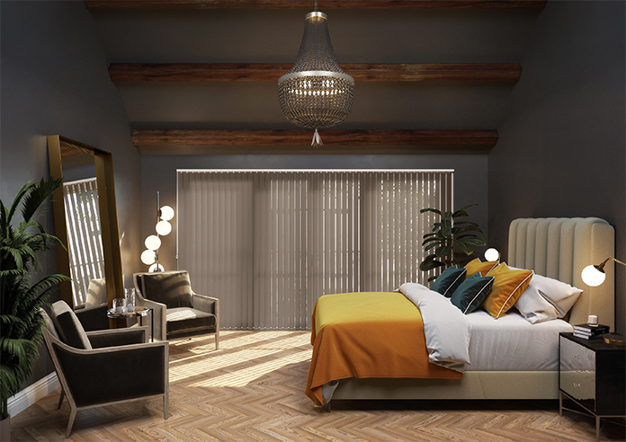 Roma, Smoke Brown - Vertical Blind - Image 8